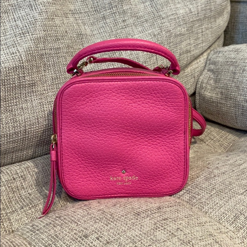 Kate Spade Pink Leather Crossbody Bag